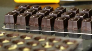 Chocolate moulds seen at the Absolute Chocolate factory in Kenya's capital Nairobi March 20, 2015. -- PHOTO: REUTERS 