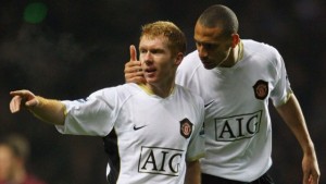 Paul Scholes+Rio Ferdinand-1