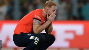 Ben Stokes was hit for four consecutive sixes in the final over of the World Twenty20 final