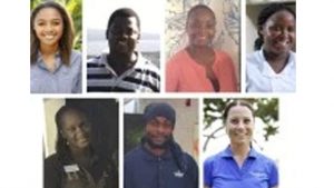 (Top L-R) Cita Chatterton, Glenville Francis, Akela Browne, Saundia Mitchum-Glasgow (Bottom L-R) Rashida Davis, Virgil 'Exodus' Pemberton, Linda Pearson.